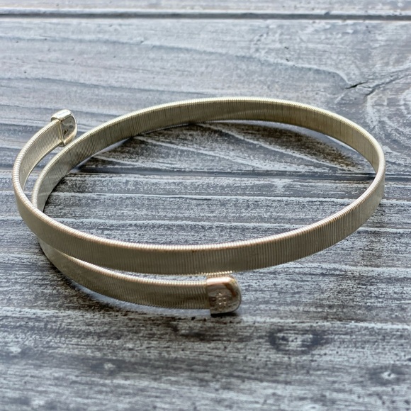 NWOT Silver Nickel Free Adjustable Choker Necklace - Picture 1 of 5